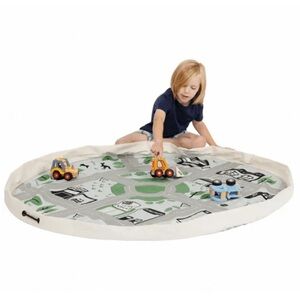Play Pouch Australia Kids Play Mat with storage car track roads Wow Town